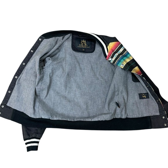 STS Ranchwear Serape Varsity Striped Multicolor Women's Jacket size XS Western - Picture 5 of 11